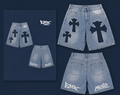 Cream Crusader Jorts