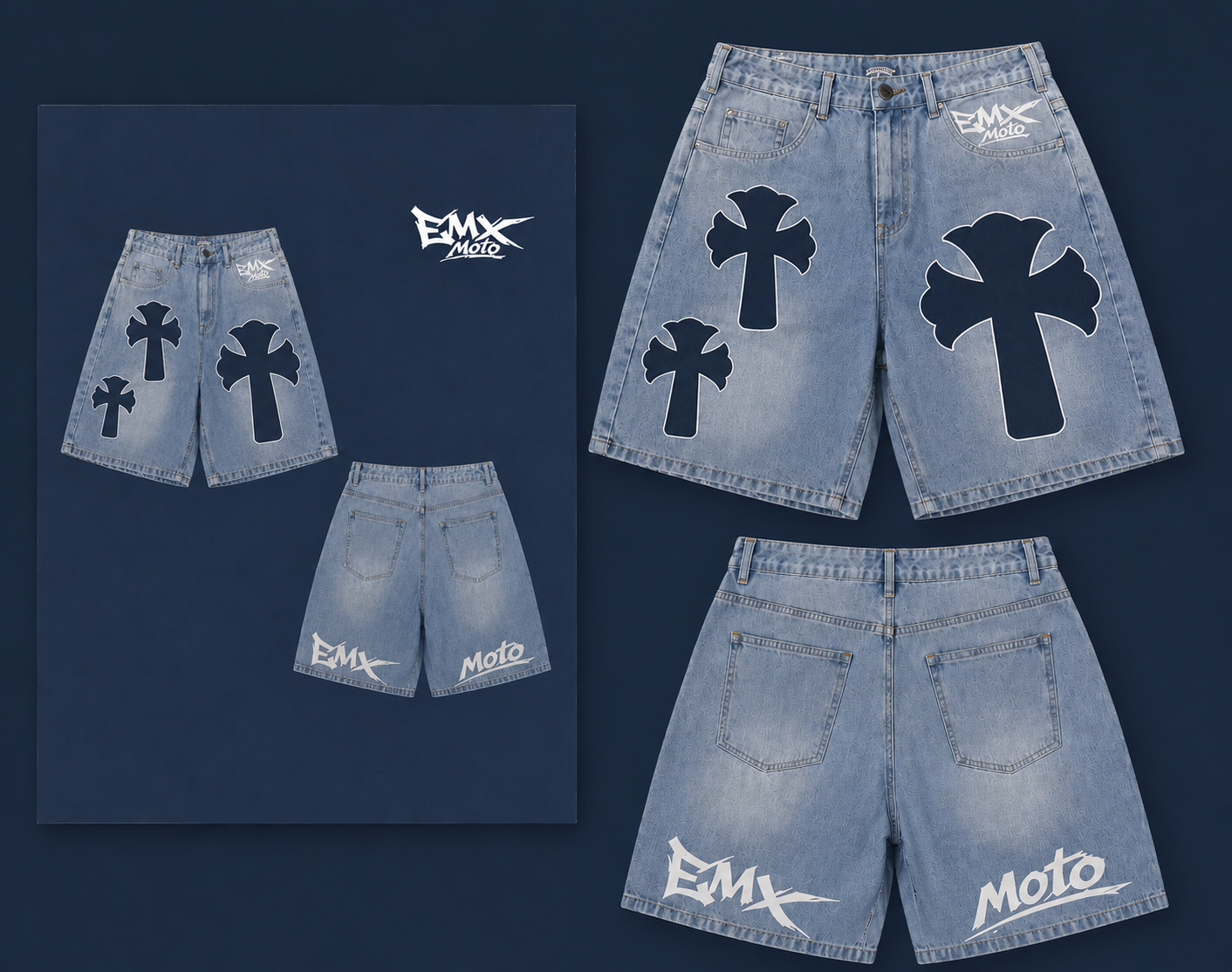 Cream Crusader Jorts